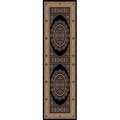Concord Global Trading Concord Global 44132 2 ft. 3 in. x 7 ft. 7 in. Jewel Aubusson - Black 44132